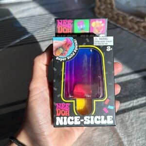 NWT Nee Doh Nice Slice pink/purple/blue RARE